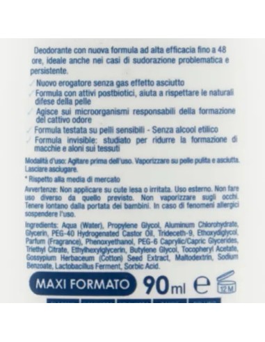 sauber deo care deodorante vapo effetto spray - 90ml - pelli sensibili: tuttocasashop.it: igiene e cura della persona