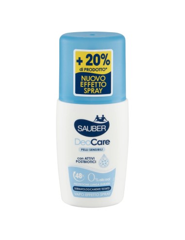 sauber deo care deodorante vapo effetto spray - 90ml - pelli sensibili: tuttocasashop.it: igiene e cura della persona