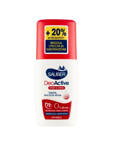 sauber deo care deodorante vapo - 90ml - deoactive invisible - 72h: tuttocasashop.it: igiene e cura della persona