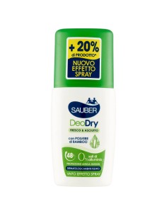 sauber deo care deodorante vapo effetto spray - 90ml - deodry - 48h: tuttocasashop.it: igiene e cura della persona
