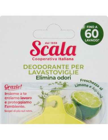 scala deodorante per macchine lavastoviglie - 60 lavaggi - limone: tuttocasashop.it: pulizia e cura della casa