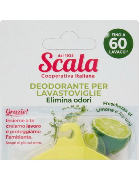 scala deodorante per macchine lavastoviglie - 60 lavaggi - limone: tuttocasashop.it: pulizia e cura della casa