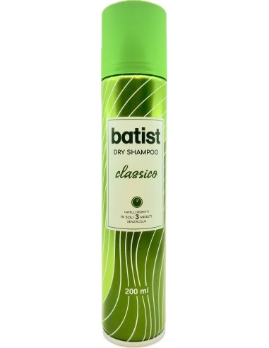 batist shampoo secco - dry shampoo - 200ml -in soli 3 minuti senz'acqua: tuttocasashop.it: igiene e cura della persona