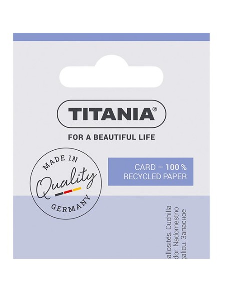 titania 10 lame ricambio per tagliacalli - made in germany: tuttocasashop.it: igiene e cura della persona