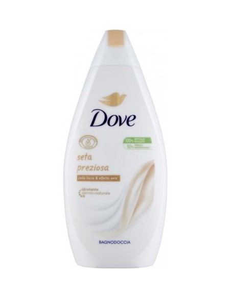 dove bagnodoccia - 750ml - seta preziosa - pelle liscia effetto seta: tuttocasashop.it: igiene e cura della persona