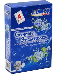 l'unico gemme di freschezza - 4 bustine profuma bucato - primavera: tuttocasashop.it: prodotti per bucato e tessuti
