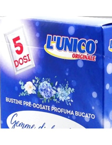 l'unico gemme di freschezza - 4 bustine profuma bucato - primavera: tuttocasashop.it: prodotti per bucato e tessuti