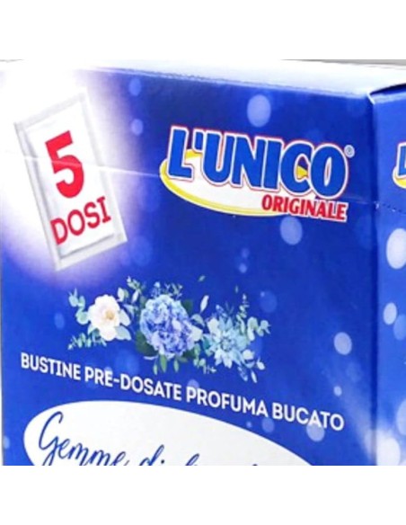 l'unico gemme di freschezza - 4 bustine profuma bucato - primavera: tuttocasashop.it: prodotti per bucato e tessuti