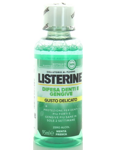 listerine collutorio mini 95ml - difesa denti e gengive - formato viaggio: tuttocasashop.it: igiene e cura della persona