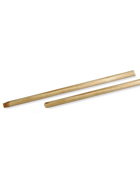 la dupla manico in legno universale a vite per scopa - 130cm - verniciato: tuttocasashop.it: pulizia e cura della casa