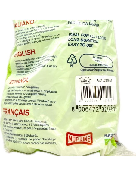 la dupla mop lavapavimenti in microfibra - 160 grammi: tuttocasashop.it: pulizia e cura della casa