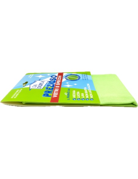 la dupla prezioso panno vetri e specchi - 38x38 cm: tuttocasashop.it: pulizia e cura della casa