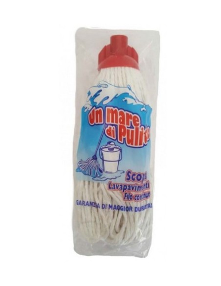 la dupla mop lavapavimenti in cotone da 300 grammi - attacco a vite: tuttocasashop.it: pulizia e cura della casa