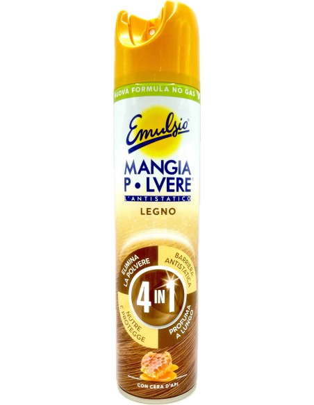 emulsio mangiapolvere spray 300ml - con cera di api: tuttocasashop.it: pulizia e cura della casa