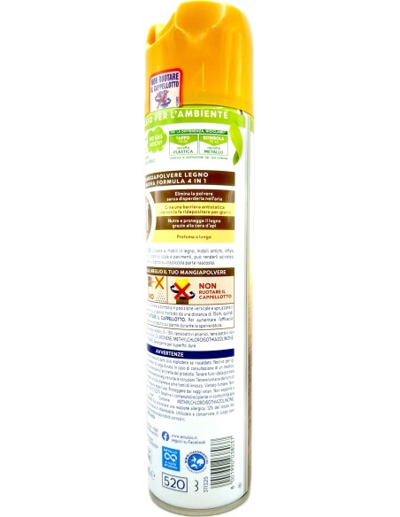 emulsio mangiapolvere spray 300ml - con cera di api: tuttocasashop.it: pulizia e cura della casa