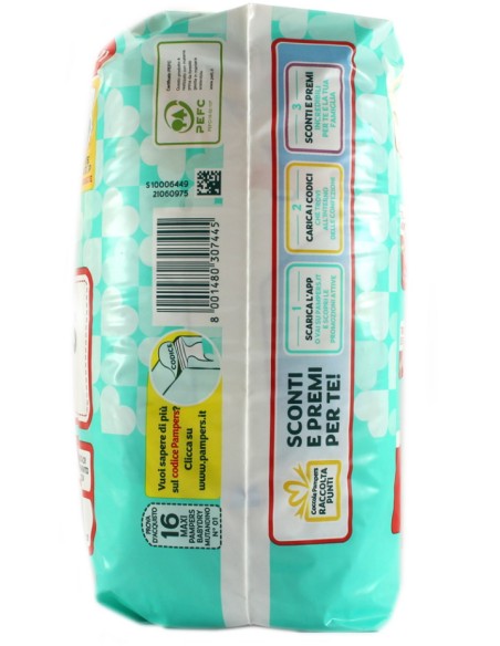 pampers baby dry mutandino - taglia 4 maxi 6-15kg - 16 pezzi: tuttocasashop.it: igiene e cura della persona