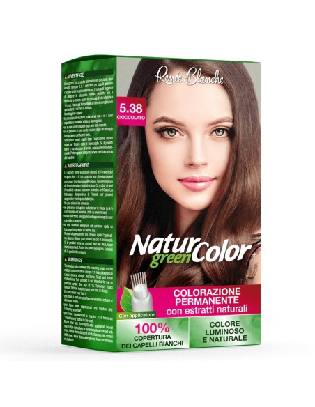 natur color renee blanche colorazione permanente - 5.38 cioccolato: tuttocasashop.it: igiene e cura della persona
