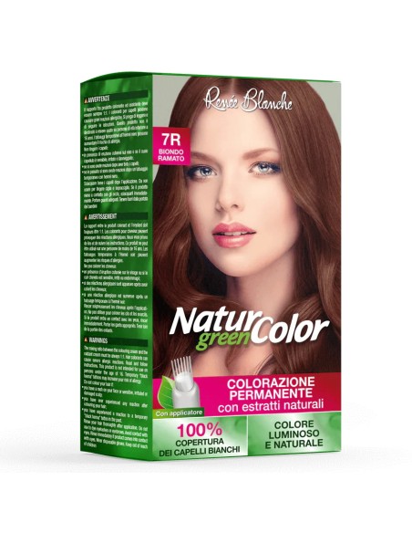 natur color renee blanche colorazione permanente - 7r biondo ramato: tuttocasashop.it: igiene e cura della persona