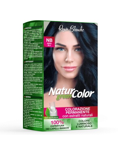 natur color renee blanche colorazione permanente - nb nero blu: tuttocasashop.it: igiene e cura della persona