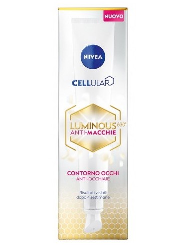 nivea cellular luminous 630 anti macchie crema contorno occhi 15ml: tuttocasashop.it: igiene e cura della persona