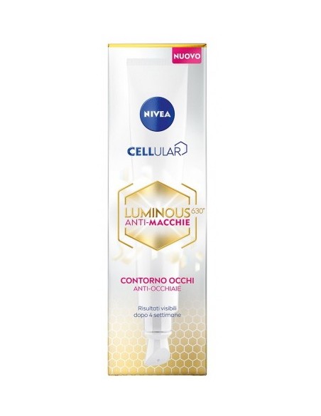 nivea cellular luminous 630 anti macchie crema contorno occhi 15ml: tuttocasashop.it: igiene e cura della persona