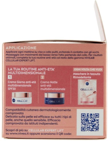 nivea cellular filler hyaluron crema anti-gravita' giorno - 50ml: tuttocasashop.it: igiene e cura della persona