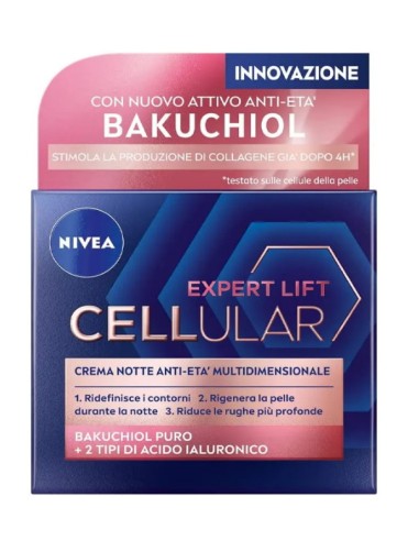 nivea cellular filler hyaluron crema anti-gravita' notte - 50ml: tuttocasashop.it: igiene e cura della persona