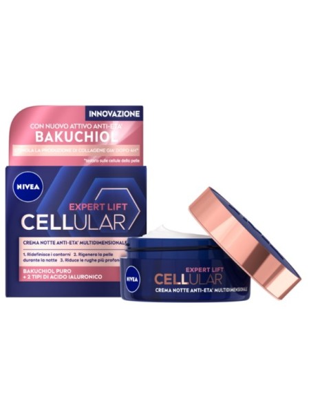nivea cellular filler hyaluron crema anti-gravita' notte - 50ml: tuttocasashop.it: igiene e cura della persona