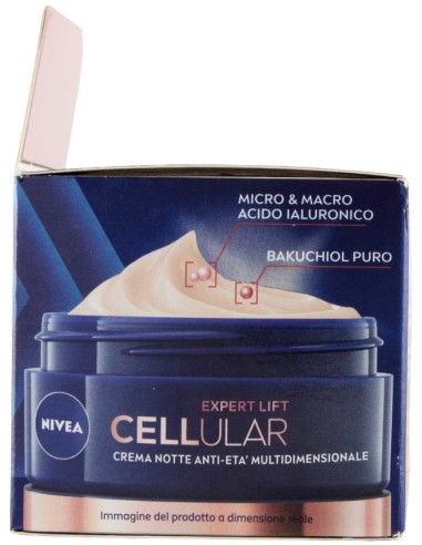 nivea cellular filler hyaluron crema anti-gravita' notte - 50ml: tuttocasashop.it: igiene e cura della persona