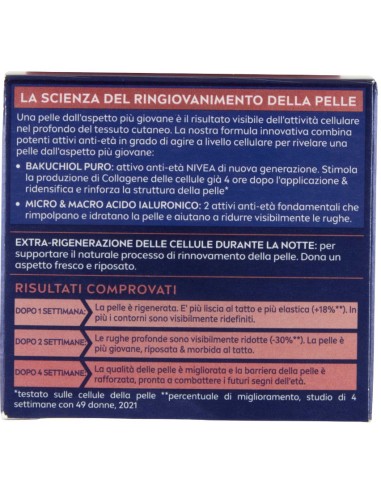 nivea cellular filler hyaluron crema anti-gravita' notte - 50ml: tuttocasashop.it: igiene e cura della persona