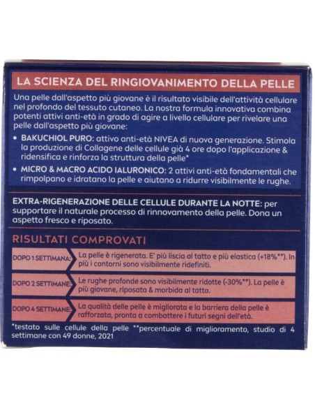 nivea cellular filler hyaluron crema anti-gravita' notte - 50ml: tuttocasashop.it: igiene e cura della persona