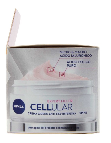 nivea cellular filler hyaluron rassodante crema giorno antirughe - 50ml: tuttocasashop.it: igiene e cura della persona