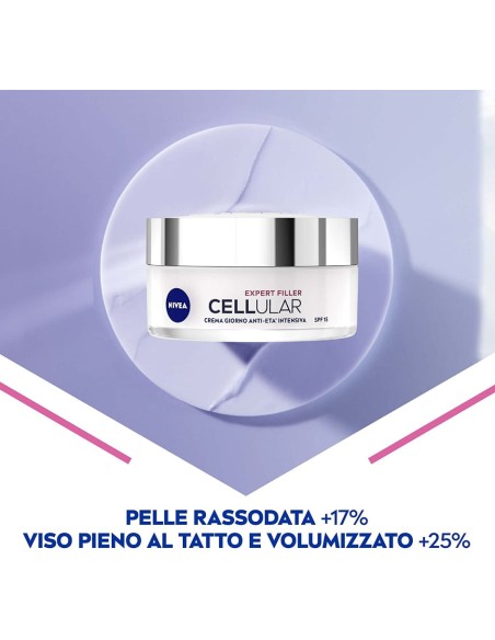 nivea cellular filler hyaluron rassodante crema giorno antirughe - 50ml: tuttocasashop.it: igiene e cura della persona