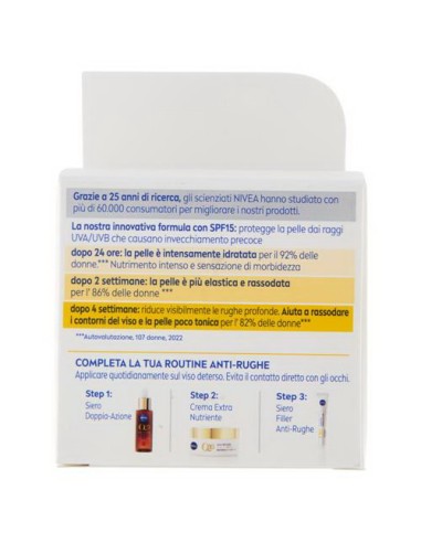 nivea q10 anti-rughe extra nutriente crema giorno riparatrice - 50ml: tuttocasashop.it: igiene e cura della persona