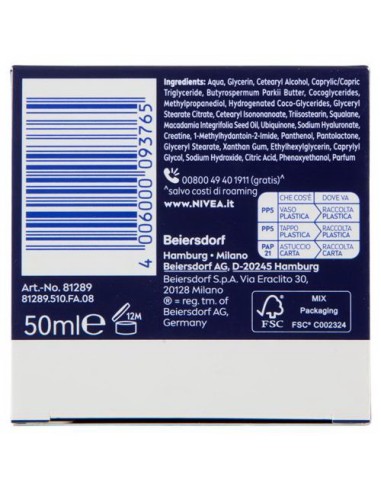 nivea q10 anti-rughe power - crema extra rigenerante - 50ml - notte: tuttocasashop.it: igiene e cura della persona
