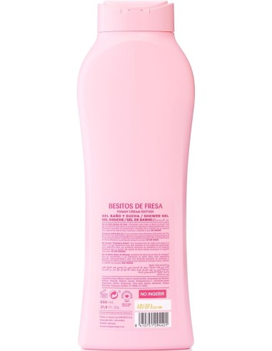tulipan negro bagnoschiuma - 650ml - besitos de fresia - yummy cream edition: tuttocasashop.it: igiene e cura della persona