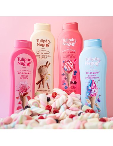 tulipan negro bagnoschiuma - 650ml - besitos de fresia - yummy cream edition: tuttocasashop.it: igiene e cura della persona