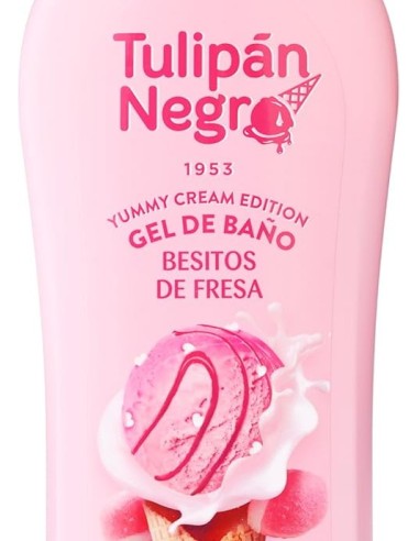 tulipan negro bagnoschiuma - 650ml - besitos de fresia - yummy cream edition: tuttocasashop.it: igiene e cura della persona