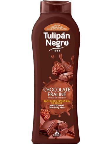 tulipan negro bagnoschiuma - 650ml - chocolate praline - antiossidante: tuttocasashop.it: igiene e cura della persona
