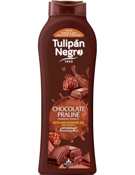 tulipan negro bagnoschiuma - 650ml - chocolate praline - antiossidante: tuttocasashop.it: igiene e cura della persona