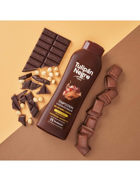 tulipan negro bagnoschiuma - 650ml - chocolate praline - antiossidante: tuttocasashop.it: igiene e cura della persona