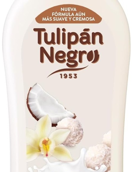 tulipan negro bagnoschiuma - 650ml - coco pure white - pelle extra morbida: tuttocasashop.it: igiene e cura della persona