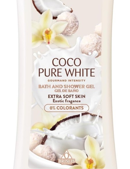 tulipan negro bagnoschiuma - 650ml - coco pure white - pelle extra morbida: tuttocasashop.it: igiene e cura della persona