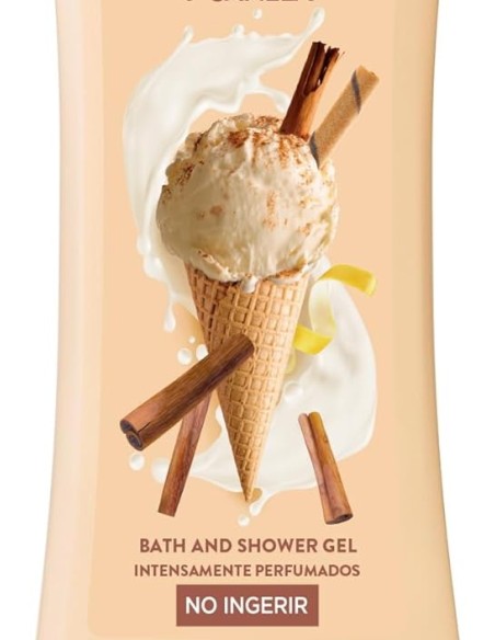 tulipan negro bagnoschiuma - 650ml - leche merengada y canela - yummy cream: tuttocasashop.it: igiene e cura della persona