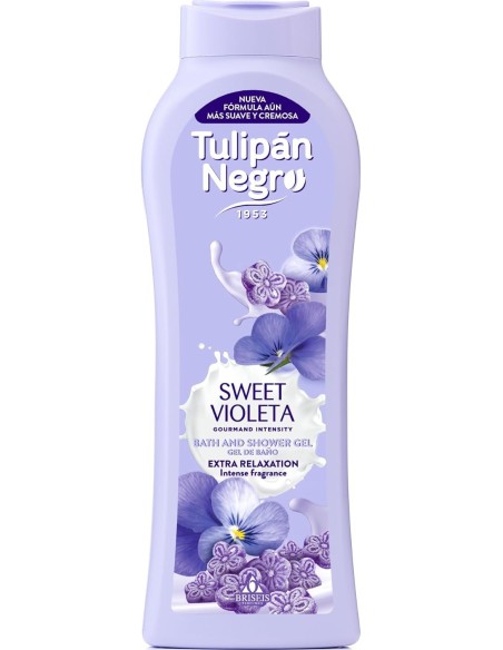 tulipan negro bagnoschiuma - 650ml - sweet violeta - gourmand intensity: tuttocasashop.it: igiene e cura della persona