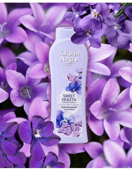 tulipan negro bagnoschiuma - 650ml - sweet violeta - gourmand intensity: tuttocasashop.it: igiene e cura della persona