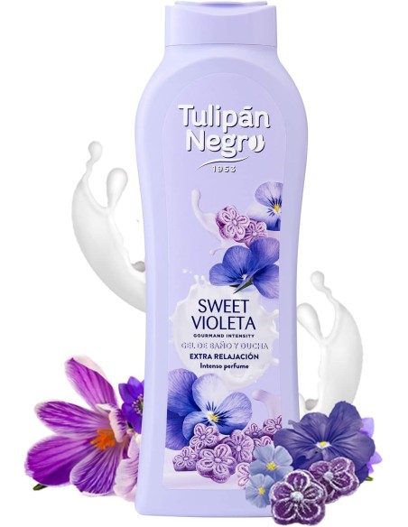 tulipan negro bagnoschiuma - 650ml - sweet violeta - gourmand intensity: tuttocasashop.it: igiene e cura della persona