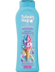 tulipan negro bagnoschiuma - 650ml - unicorn marshmallow - yummy cream edit.: tuttocasashop.it: igiene e cura della persona