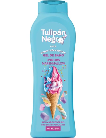 tulipan negro bagnoschiuma - 650ml - unicorn marshmallow - yummy cream edit.: tuttocasashop.it: igiene e cura della persona