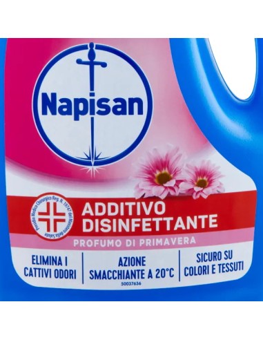 napisan additivo liquido igienizzante bucato - maxi pack 2200ml - primavera: tuttocasashop.it: prodotti per bucato e tessuti
